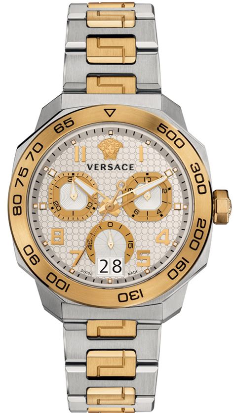 Versace Dylos Chronograph Silver Dial Men's Watch VQC030015 